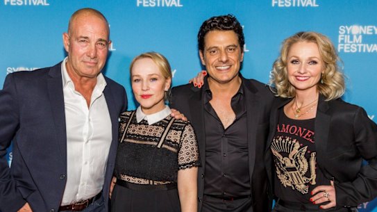Social Seen: Martin Sacks, Susie Porter, Vince Colosimo and Rachel Blake at the Sydney Film Festival screening of the Australian psycho-thriller The Second at Event Cinemas, George Street, on Saturday, June 9, 2018.