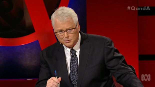 Persistent ... Q&A host Tony Jones got the goat of Bill Shorten with a firm line of questioning.