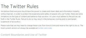 Twitter included "hateful conduct" as a paragraph in its overall Twitter Rules last week.