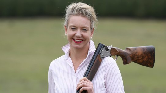 All guns blazing: Nationals Senator Bridget McKenzie. 