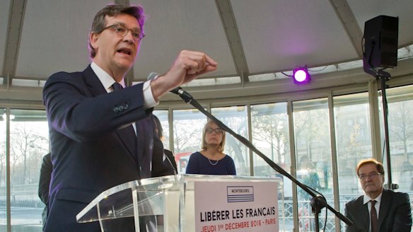 Socialist primary contender Arnaud Montebourg.