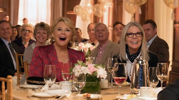 Camaraderie: Book Club's Candice Bergen and Diane Keaton.