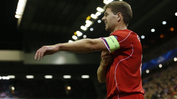 Time's up?: Steven Gerrard's contract finishes at season's end.