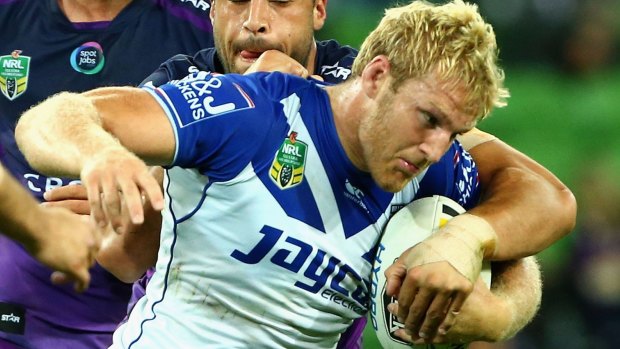 No flop: Aiden Tolman has rubbished suggestions the Bulldogs can't win the premiership.