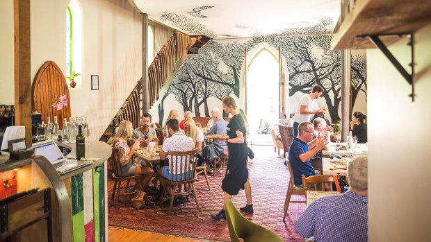 Lost in a Forest is a self-proclaimed 'wood oven wine lounge.'