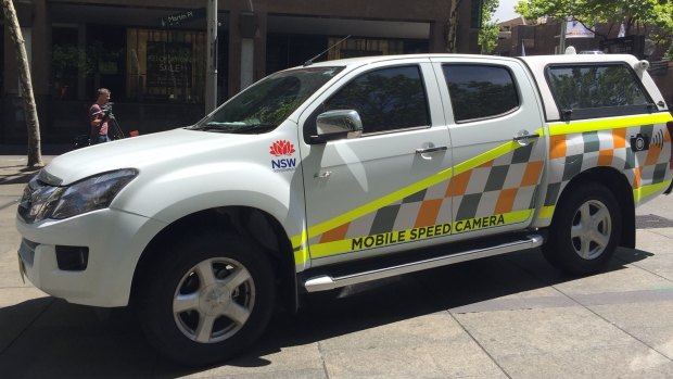 The state's 45 mobile speed camera vehicles will be repainted with bright orange, silver and yellow decals to further draw attention to them.