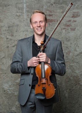 Dale Barltrop delivered a balanced performance as soloist in Barber's Violin Concerto.