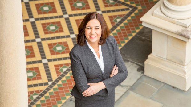 Steady as she goes: Queensland Premier Annastacia Palaszczuk.