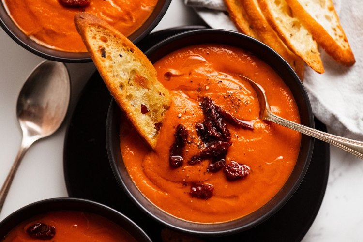 Triple tomato soup.