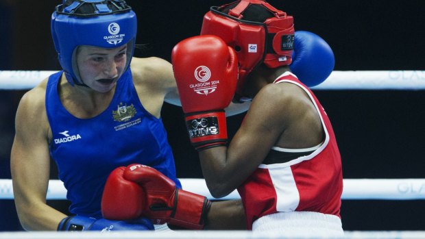 Harris is the first Australian woman to compete in boxing at the Commonwealth Games.