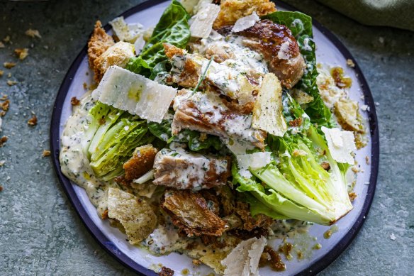 A good chicken caesar is all about the contrasts, says Katrina Meynink.