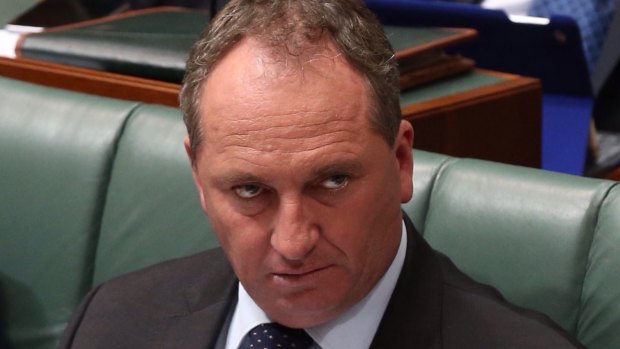 Agriculture minister Barnaby Joyce.