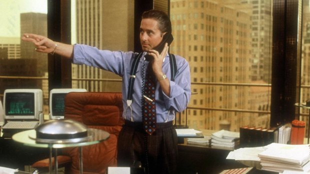 Michael Douglas captures the ''greed is good'' era in <i>Wall Street</i>.