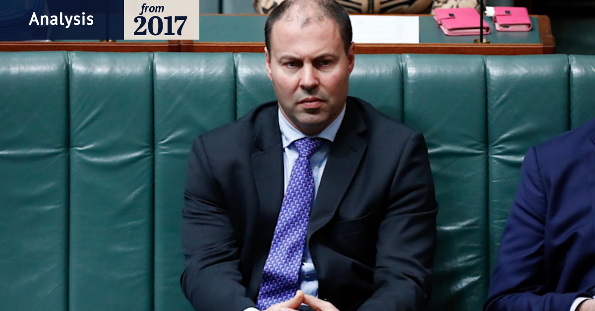 Josh Frydenberg caught between monstrous history and an uncertain fate
