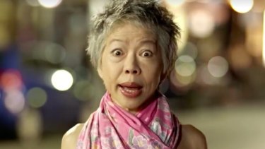 Where the bloody hell are you? ... Lee Lin Chin looks at a deserted Sydney street in a spoof attacking the lockout laws.