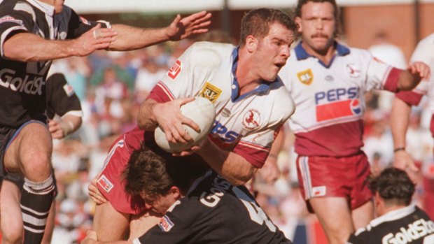 Found to have had brain damage: Former NRL star Ian Roberts.