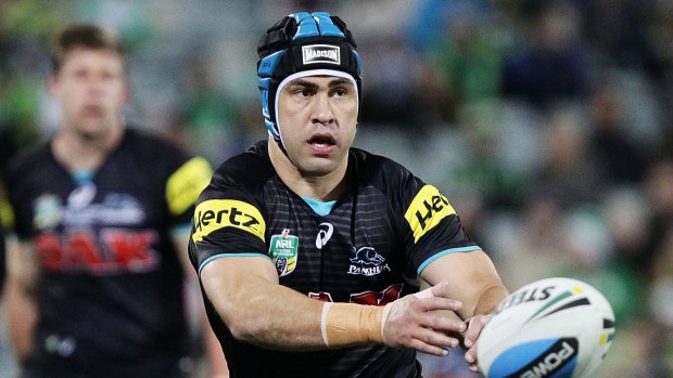 Staying put: Panthers five-eighth Jamie Soward.