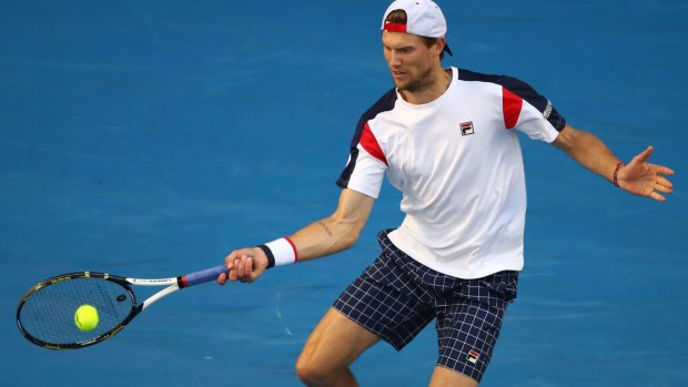 Andreas Seppi gained momentum late in the match against Nick Kygrios.
