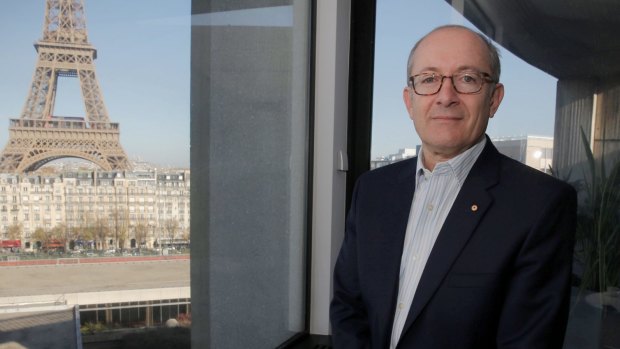 Australia's face in Paris during the attacks, ambassador Stephen Brady, at the Australian embassy in Paris.