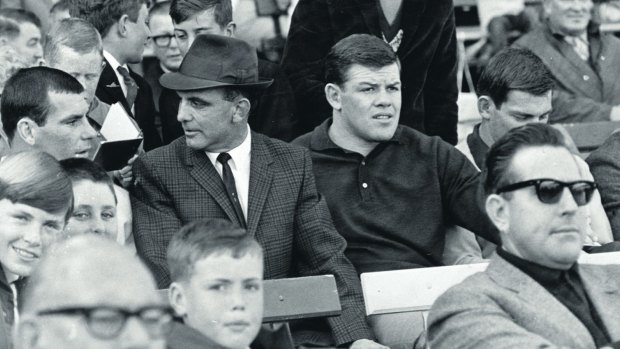 Class of ’71: Clive Churchill and Bob McCarthy.