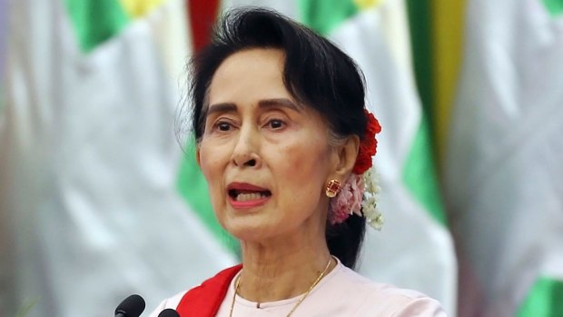 Myanmar's State Counsellor Aung San Suu Kyi.