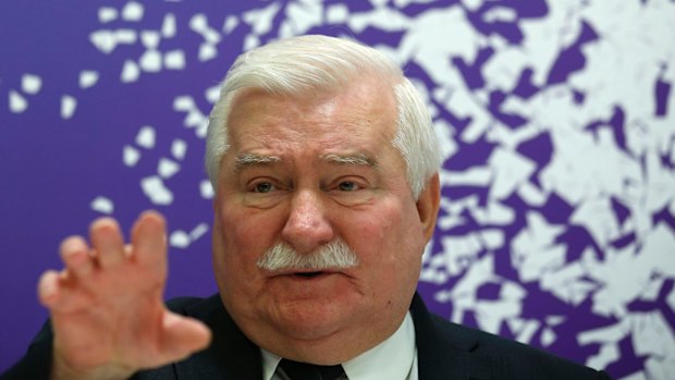 Solidarity movement former leader Lech Walesa in 2015. 