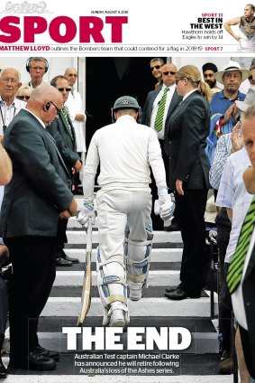 Michael Clarke's career ended inauspiciously in August