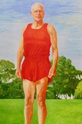 Ricky Dunbar, as painted by Patrick Ford for the Archibald prize.