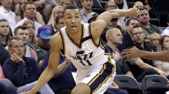 Being kept in cotton wool: Jazz guard Dante Exum.