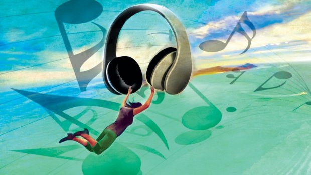 Music can instantly transport you to another time and place.  Illustration: Michael Mucci