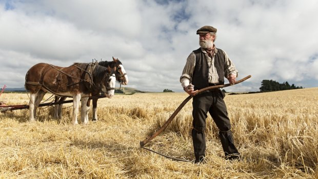 Peter Mullan as John Guthrie in Terence Davies' Sunset Song.