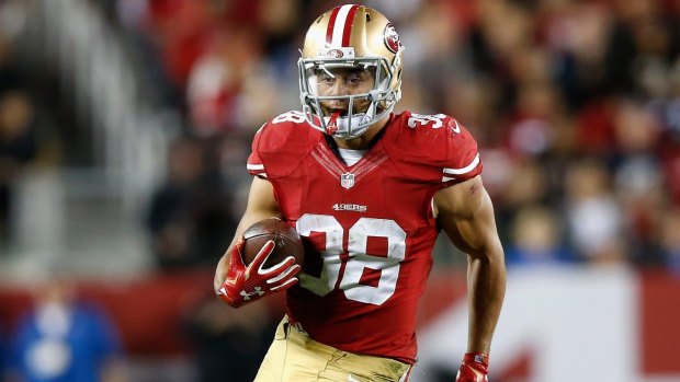 New challenge: Jarryd Hayne in action for the San Francisco 49ers.