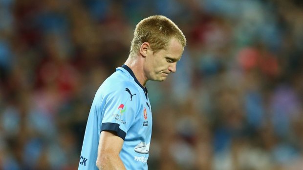 Injury blow: Sydney FC striker Matt Simon faces an extended period on the sidelines.
