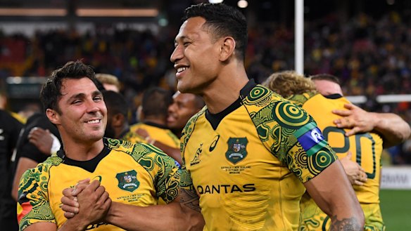 The Land Rover deal means Wallabies stars Nick Phipps and Israel Folau have more to smile about.