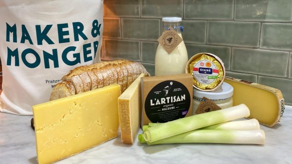 The dairy essentials box from Maker and Monger.