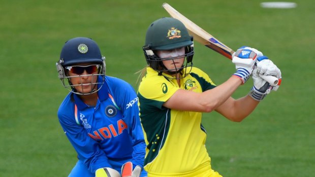 All-round contribution: Ellyse Perry has already scored more than 300 runs in the tournament.