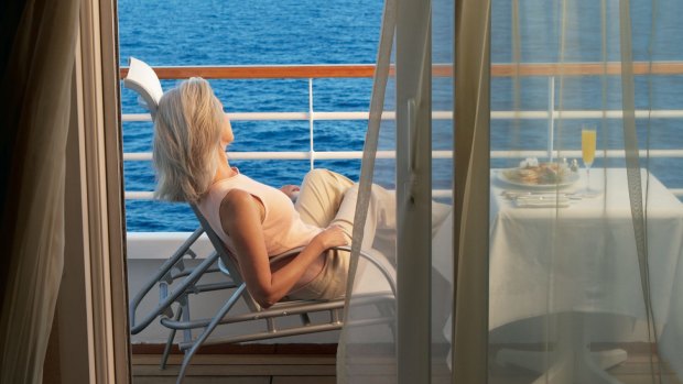 To help avoid seasickness choose a cabin with a balcony to provide fresh air. 