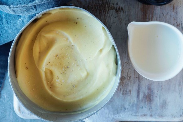 Parsnip puree.