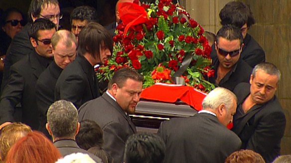 Rocco Pantaleo's funeral service in April 2010.