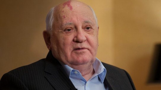Former Soviet president Mikhail Gorbachev.
