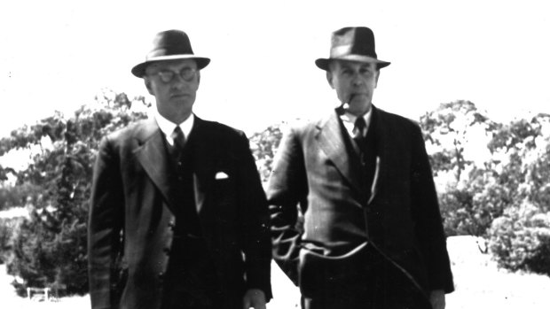 Then prime minister John Curtin with this treasurer (later prime minister) Ben Chifley. Nationalising banks was long part of Labor's official policy.