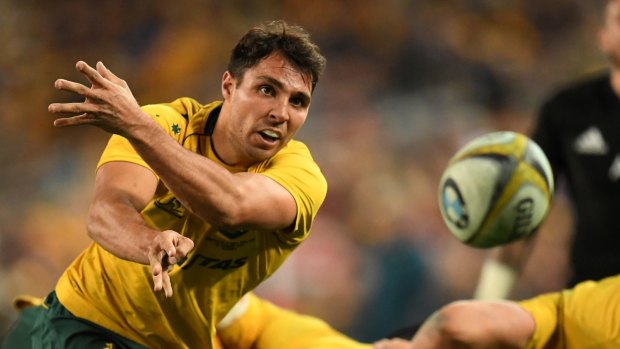 Spark: Wallabies five-eighth Nick Phipps felt rusty in his comeback game.