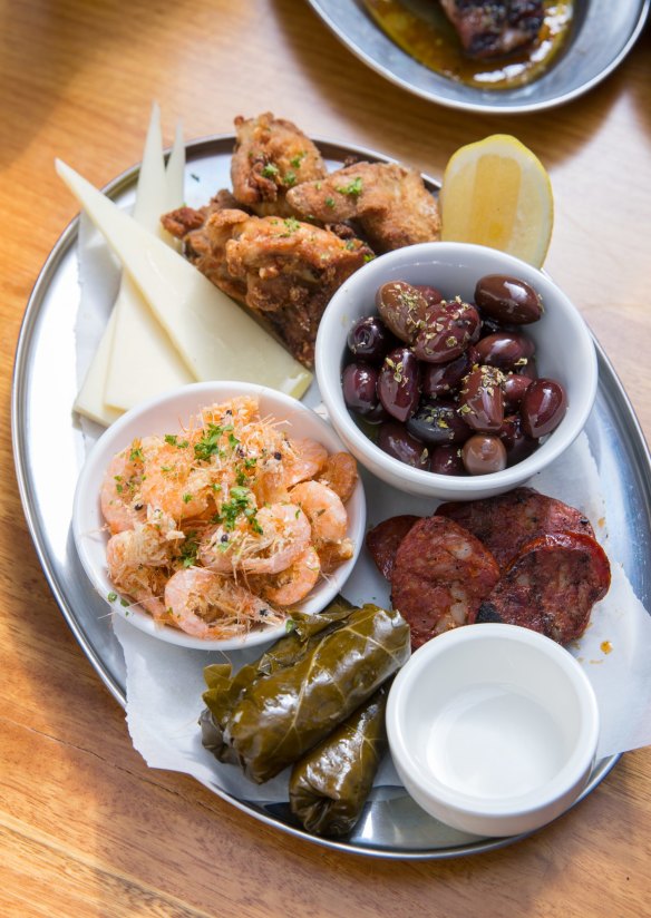 The mezze plate.