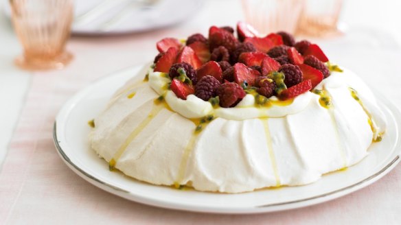 Soft peaks: a mountain of meringue.