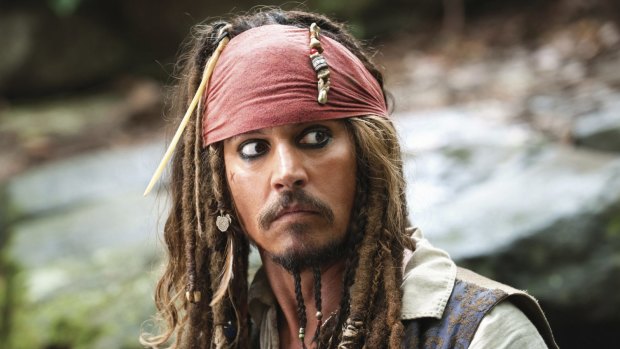 Underpinned production ... Johnny Depp in <i>Pirates of the Caribbean</i>.