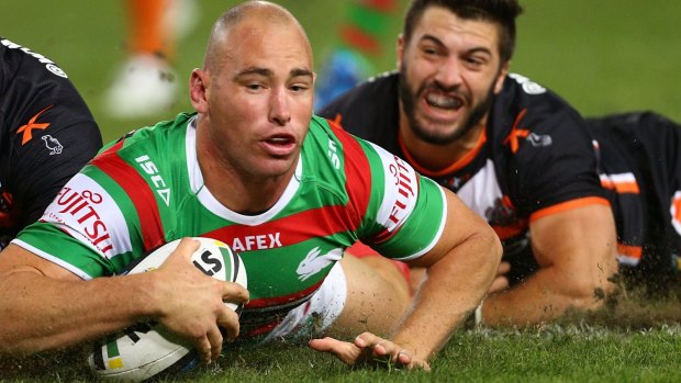 His own man: South Sydney's Ben Lowe represents himself in contract talks.