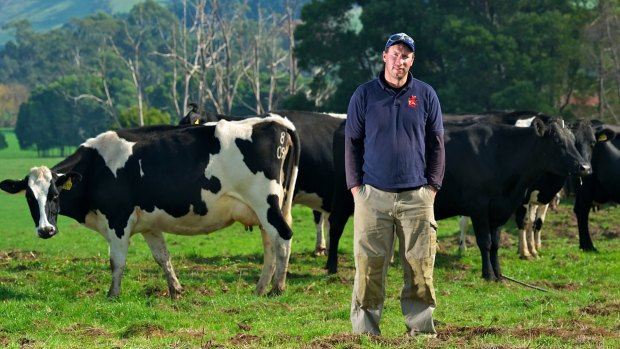 South Gippsland dairy farmer Damian Murphy said the recent cuts to milk prices will mean a tough year. 