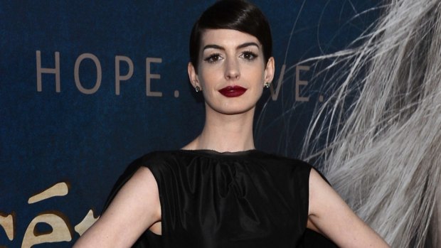 Actress Anne Hathaway forgot to wear underwear while attending the 'Les Miserables' New York premiere.