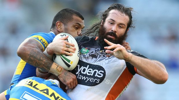 Still captain: Aaron Woods will not have the captaincy taken from him yet.