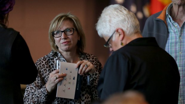 Rosie Batty at the announcement of the Victorian Australian of the Year awards.